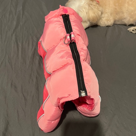Brand New Never Worn - Pink Snowsuit for XS dog - Picture 2 of 3